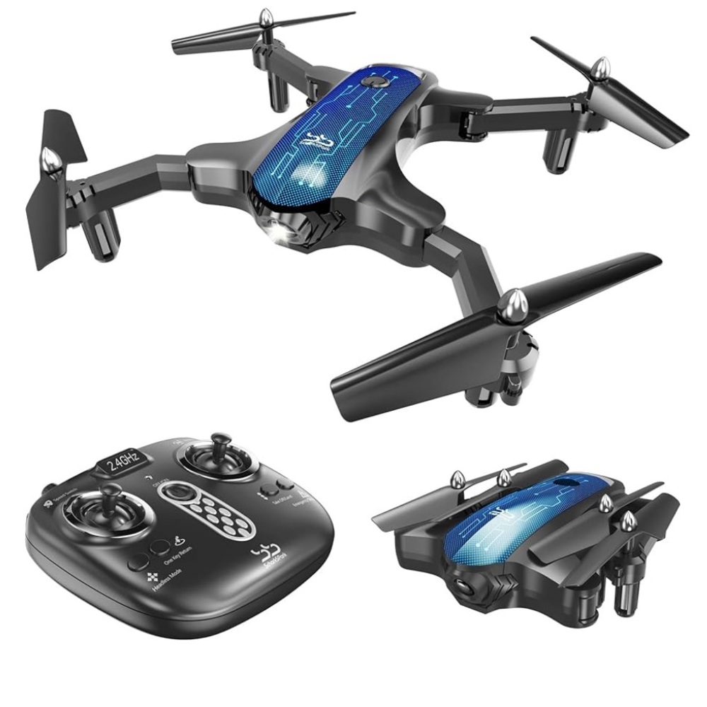 ScharkSpark Warrior II RC Mini Quadcopter Drone with Controller & Light